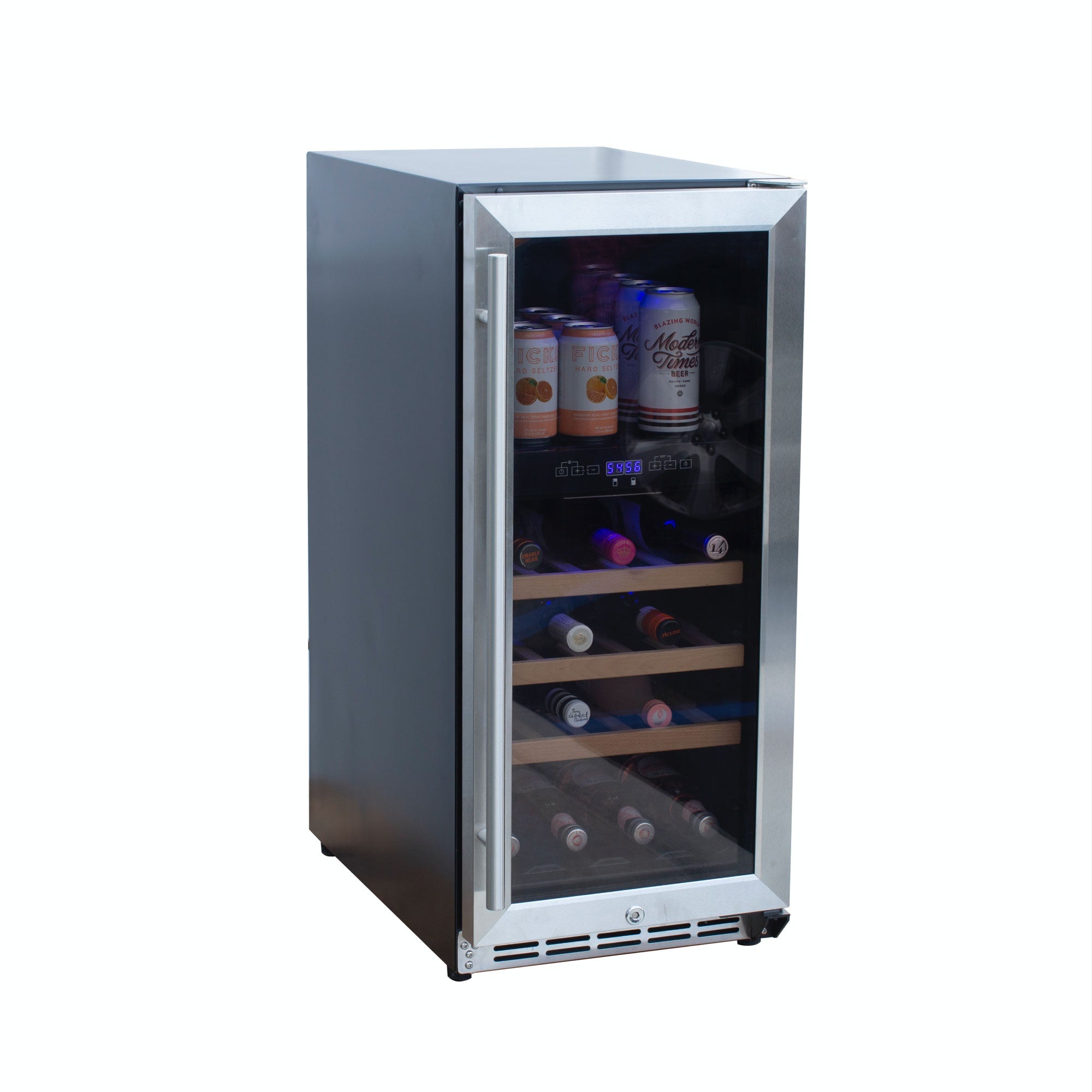 15" 3.2c Outdoor Rated Dual Zone Wine Cooler