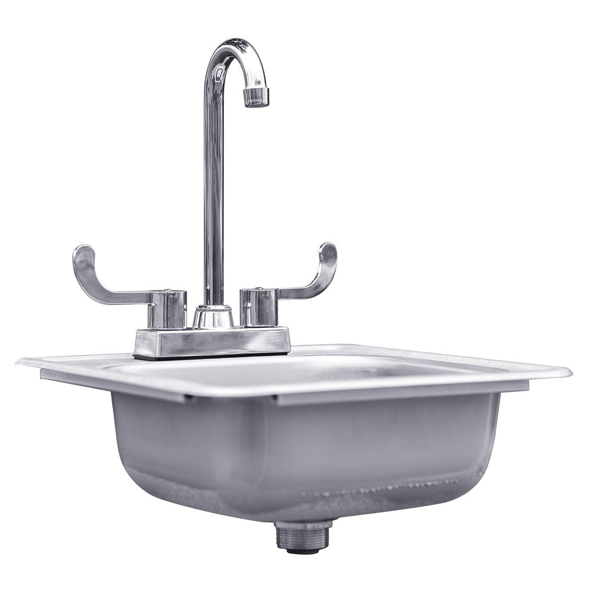 15" Drop-in Sink & Hot/Cold Faucet