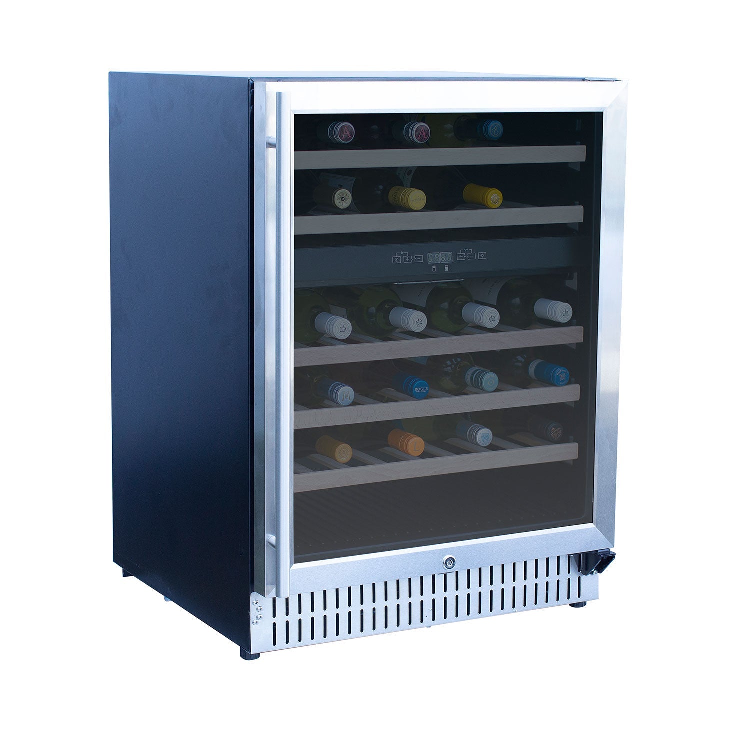 24" Deluxe Outdoor Rated Dual Zone Wine Cooler