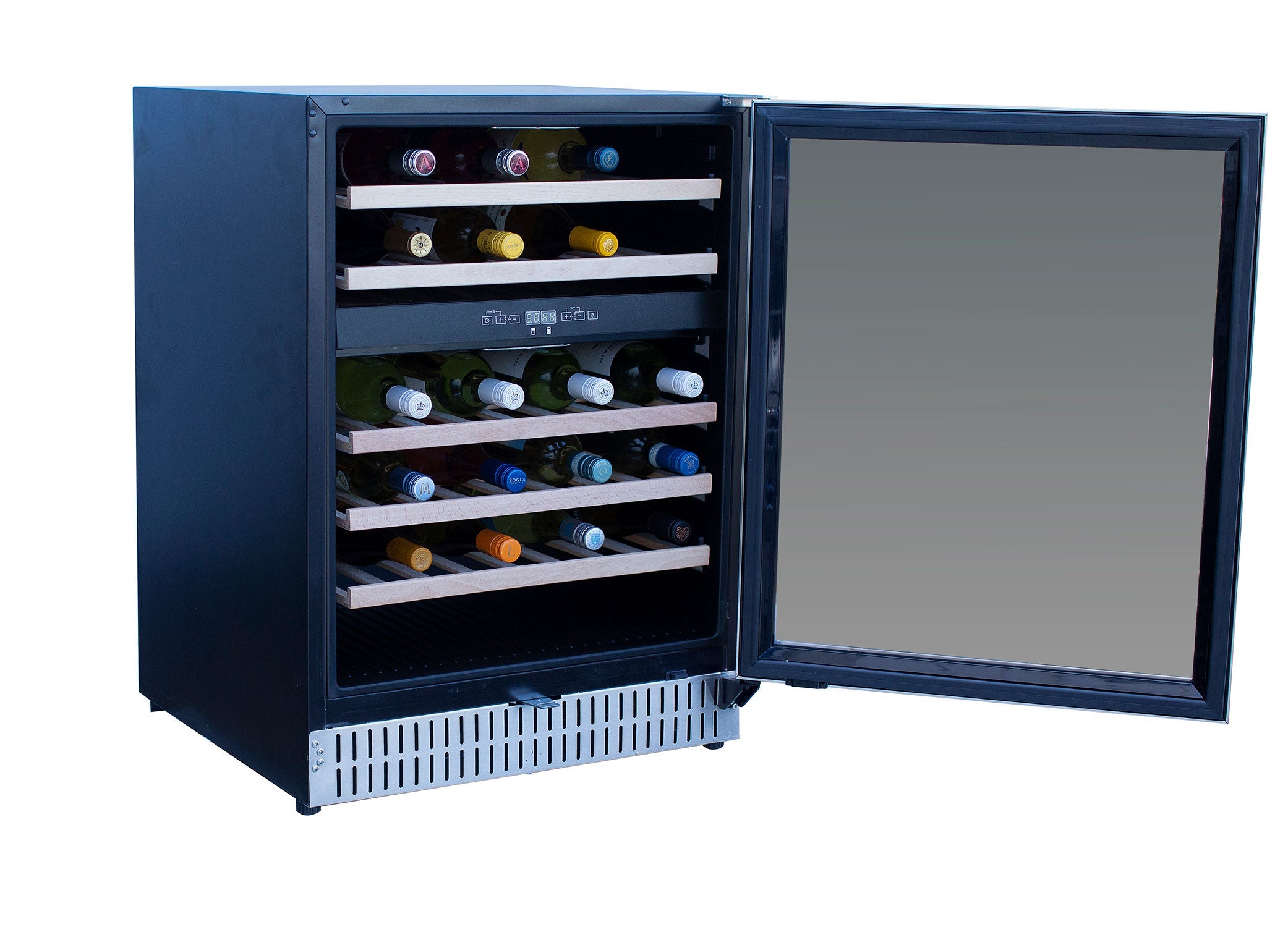 24" Deluxe Outdoor Rated Dual Zone Wine Cooler