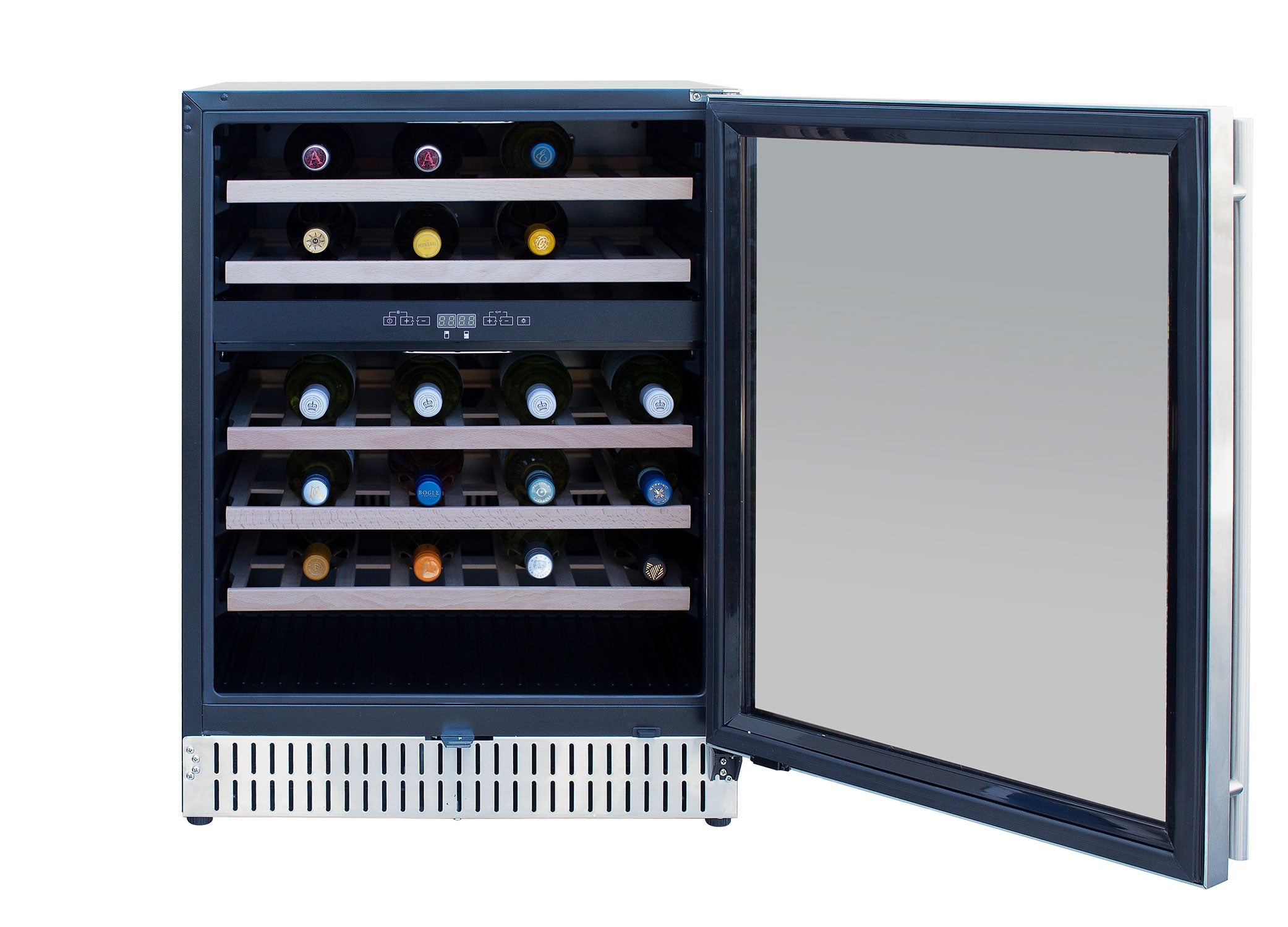 24" Deluxe Outdoor Rated Dual Zone Wine Cooler