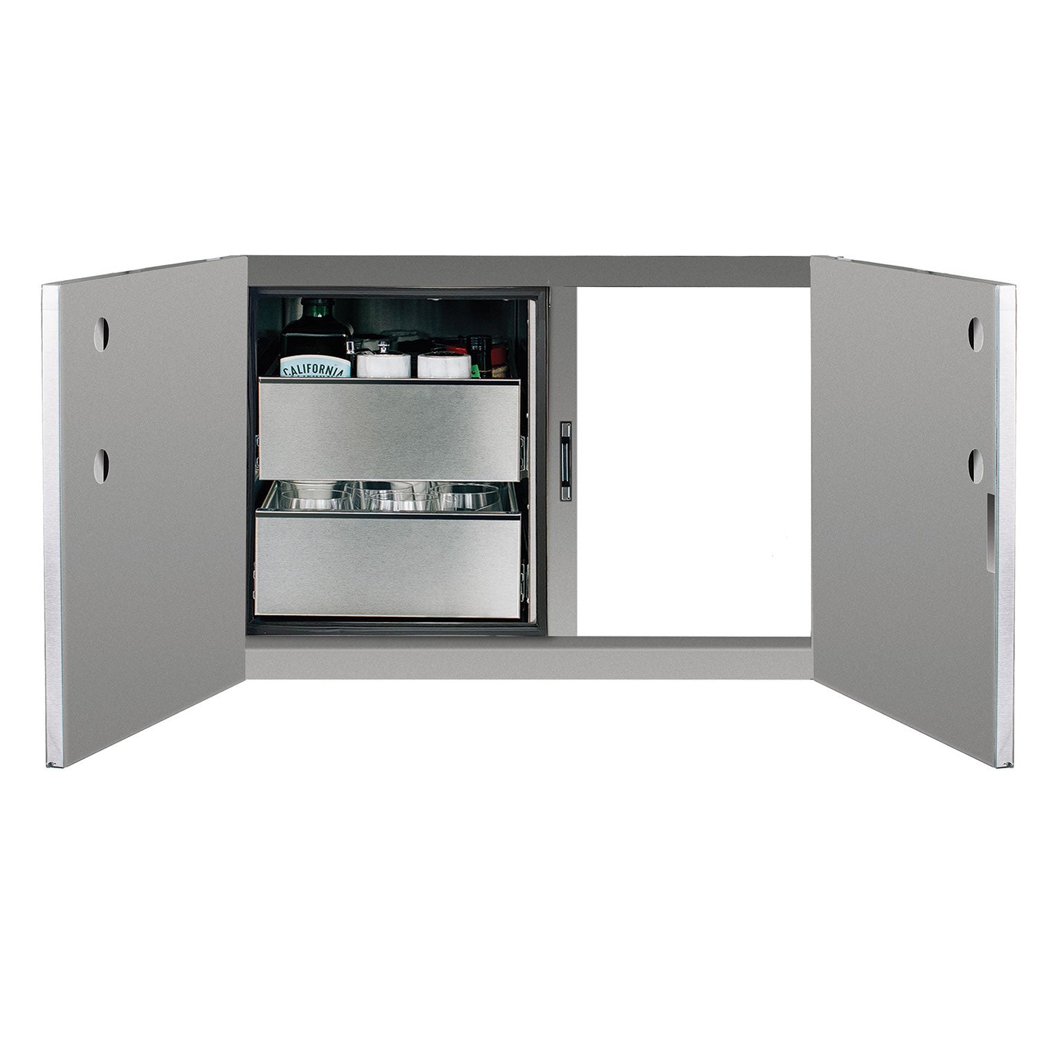 36" 2-Drawer Dry Storage Pantry & Access Door Combo