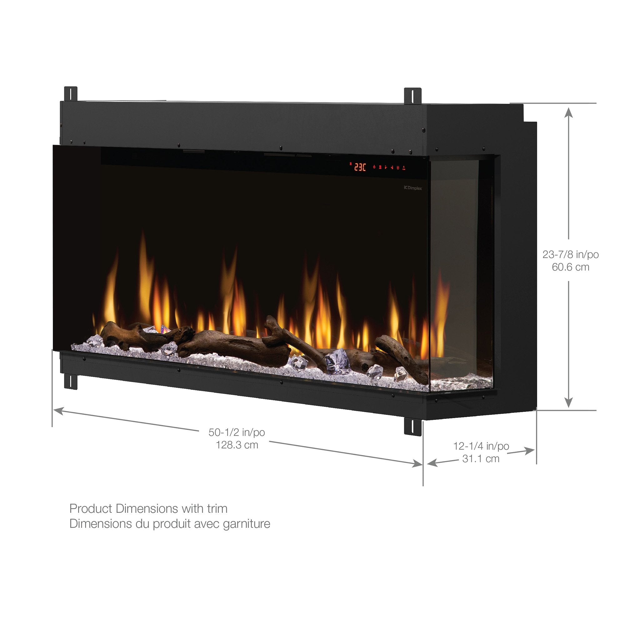 Dimplex Ignite XL Bold 50" Linear Built In | 3 Sided Electric Fireplace | XLF5017-XD