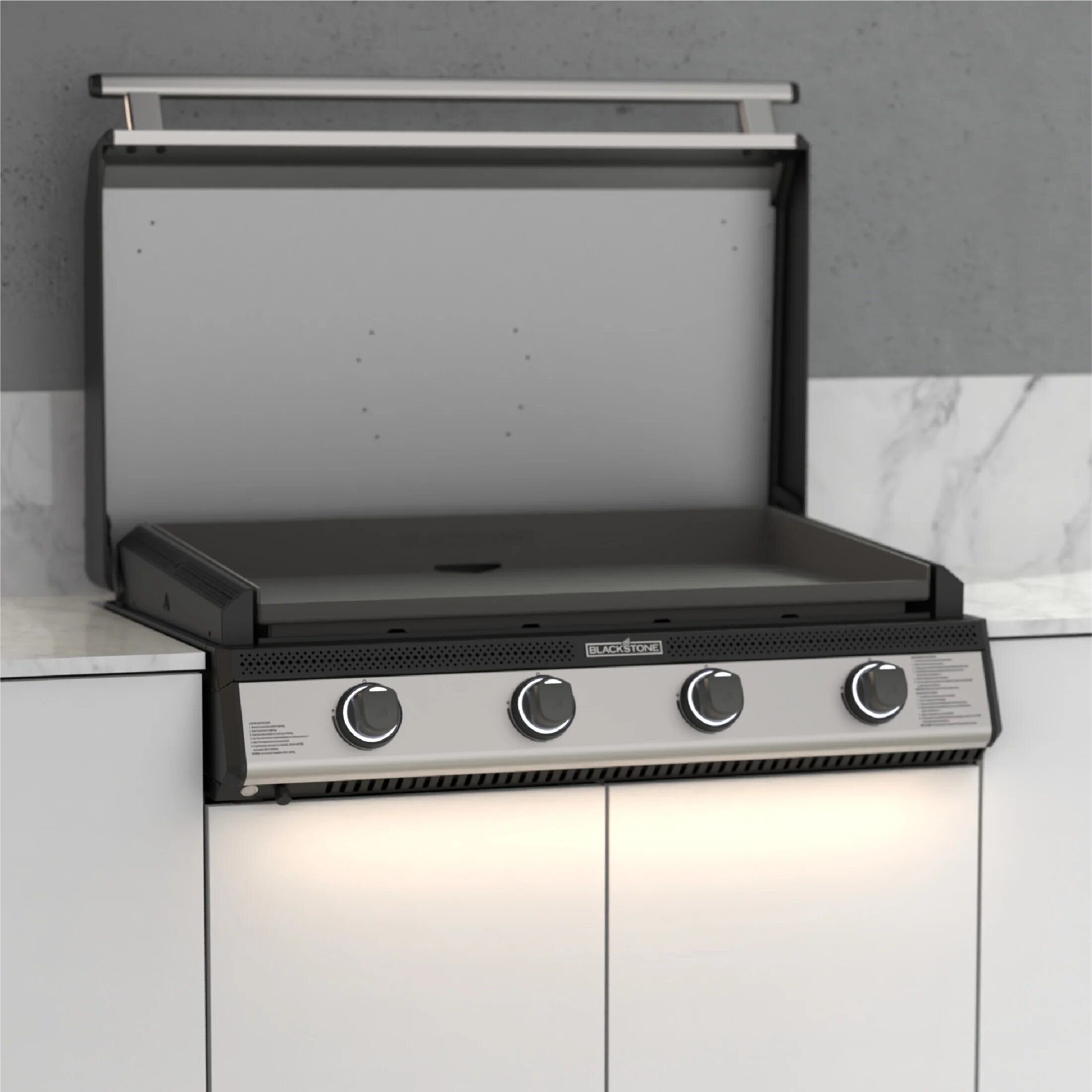 Blackstone 36-Inch Built-In Propane Gas Griddle W/Hood