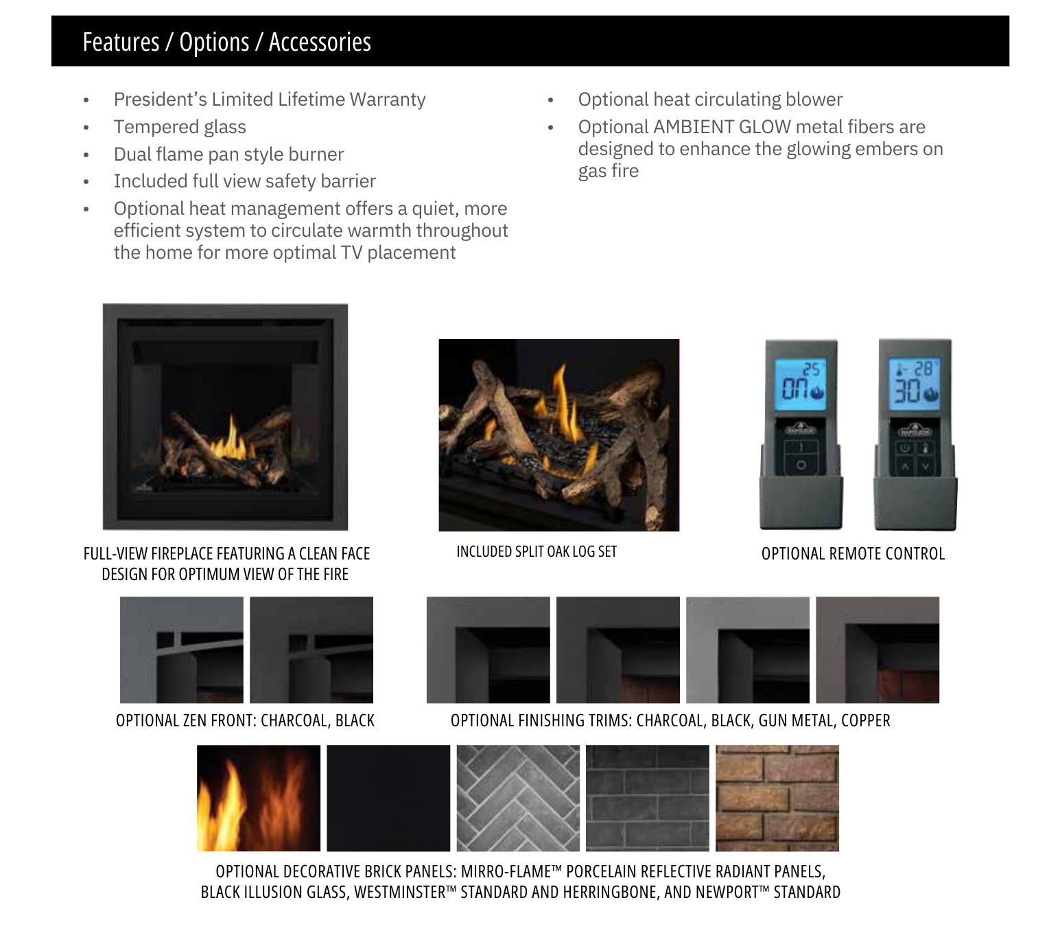 Napoleon Altitude 36 Direct Vent Gas Fireplace