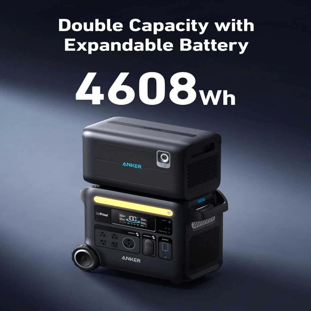 Anker SOLIX F2600 Solar Generator + Expansion Battery