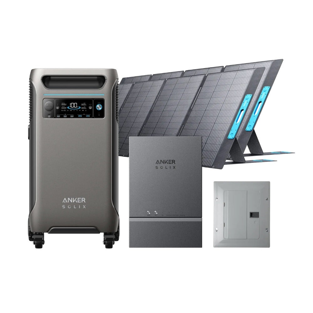 Anker SOLIX F3800 + Smart Home Power Kit + 2 x 400W Solar Panel + Subpanel