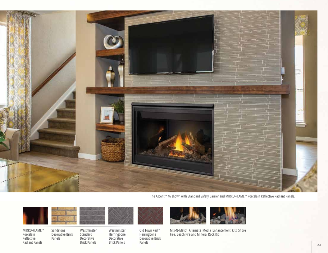 Napoleon Ascent 46 Direct Vent Gas Fireplace