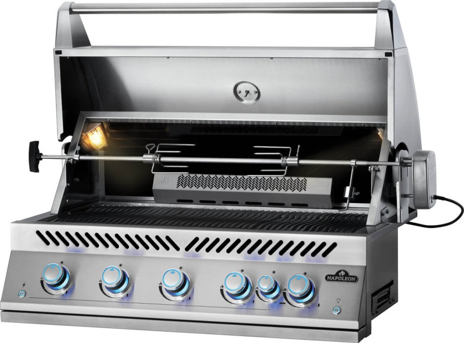 Napoleon Built-In 700 Series 38-Inch Propane Gas Grill w/ Infrared Rear Burner & Rotisserie Kit - BIG38RBPSS-1