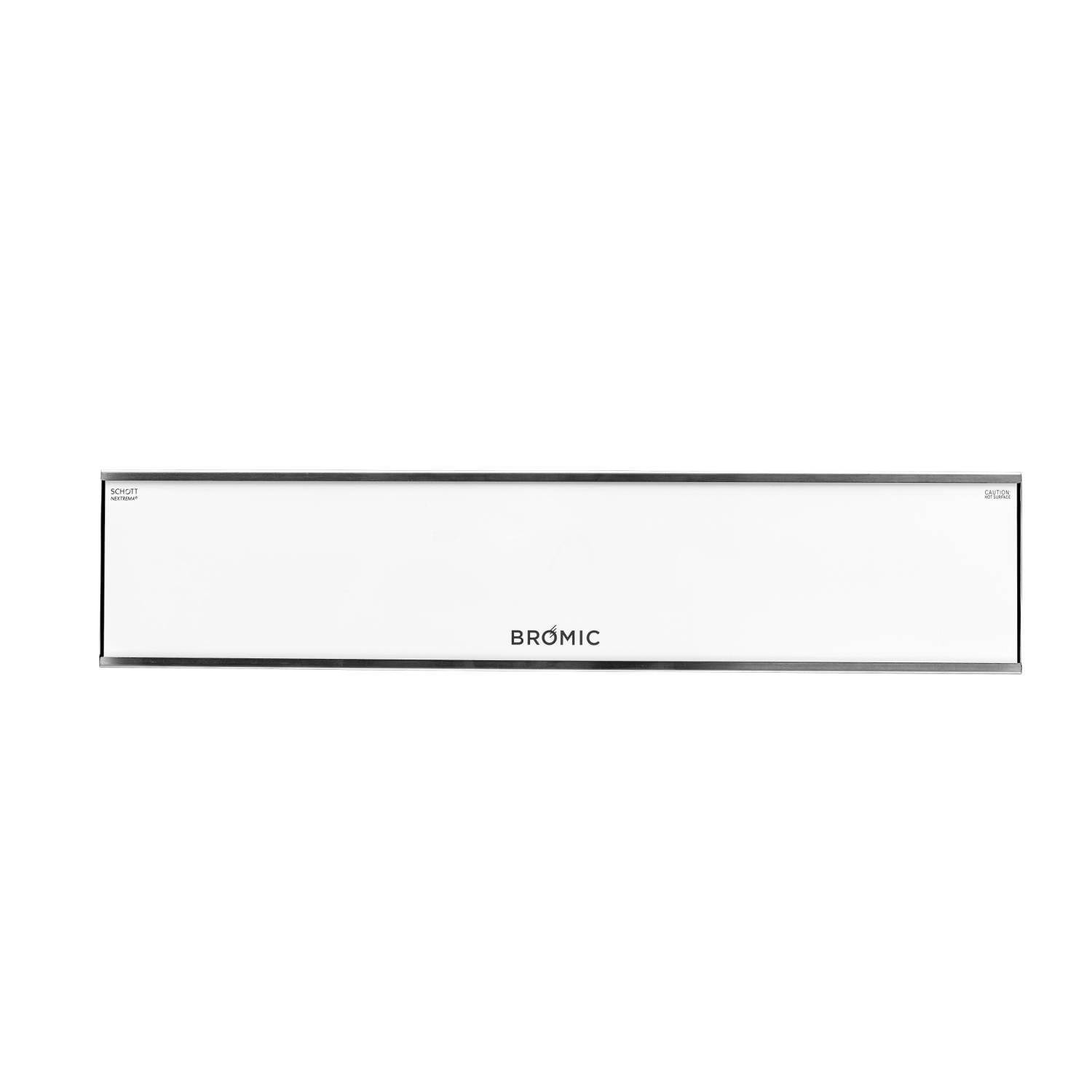 Bromic Heating - Platinum Smart-Heat Marine Grade 33-Inch 2300W Dual Element 240V Electric Infrared Heater - White - BH0320017