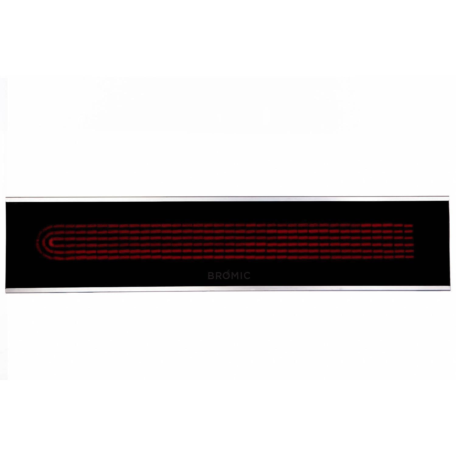 Bromic Heating - Platinum Smart-Heat Marine Grade 50-Inch 3400W Dual Element 240V Electric Infrared Heater - Black - BH0320016