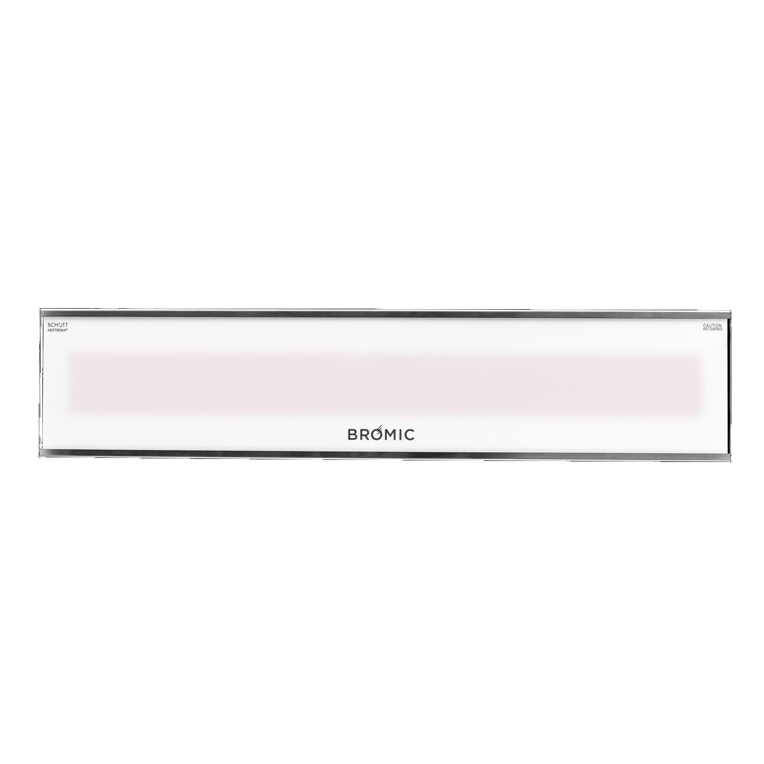 Bromic Heating - Platinum Smart-Heat Marine Grade 50-Inch 3400W Dual Element 240V Electric Infrared Heater - White - BH0320018