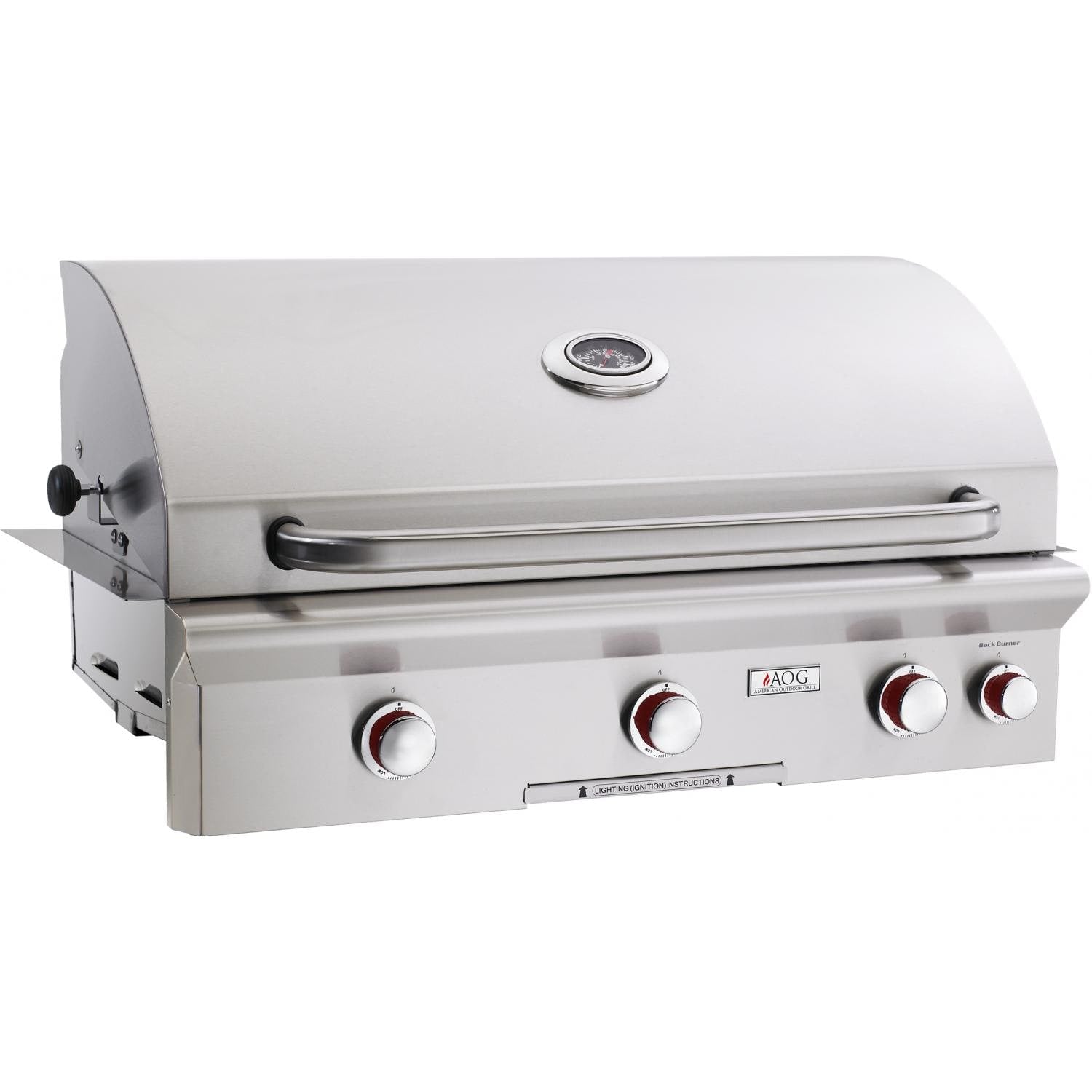 American Outdoor Grill T-Series 36-Inch 3-Burner Built-In Natural Gas Grill With Rotisserie - 36NBT