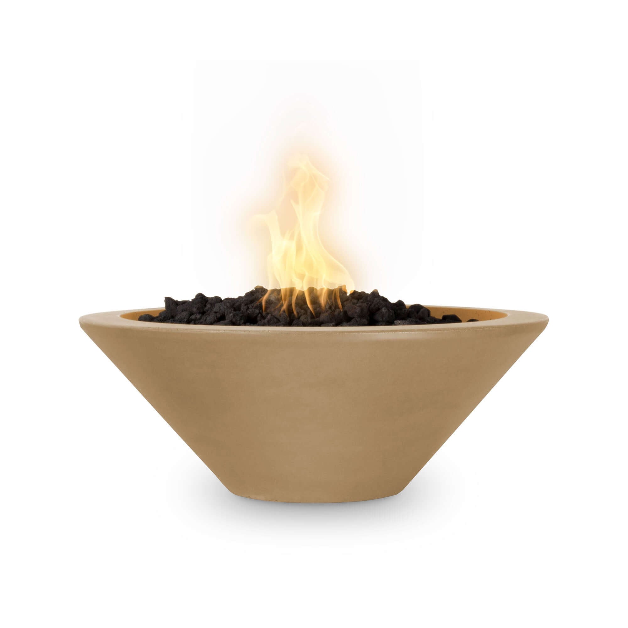 24" Cazo Fire Bowl- GRFC Concrete- OPT-24RFO