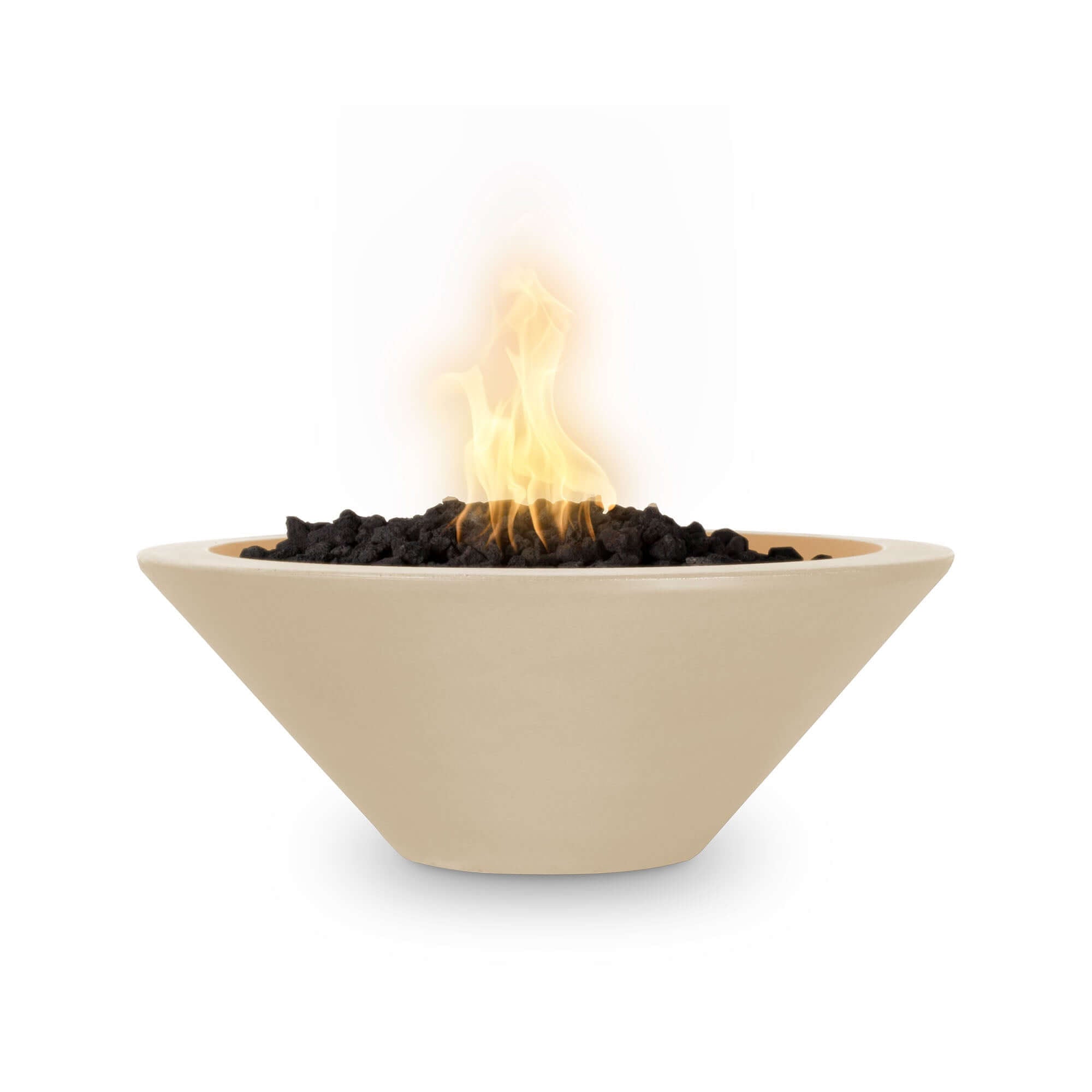 24" Cazo Fire Bowl- GRFC Concrete- OPT-24RFO