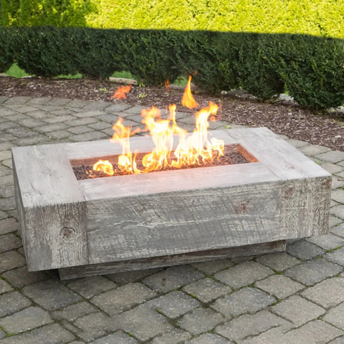 The Outdoor Plus Coronado Wood Grain Fire Pit 48" - OPT-COR48