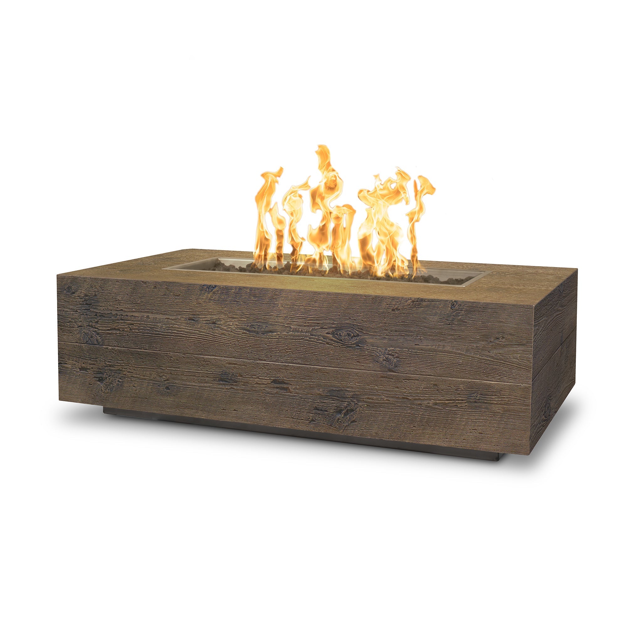 The Outdoor Plus Coronado Wood Grain Fire Pit 48" - OPT-COR48