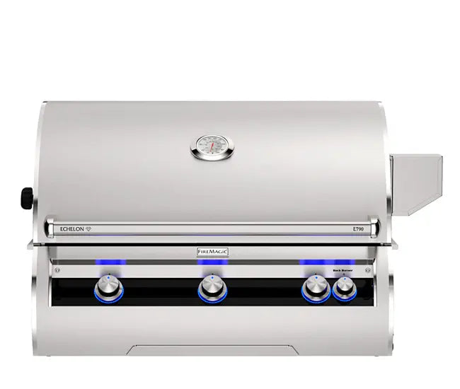 Fire Magic 36" 3-Burner Echelon Diamond Built-In Gas Grill w/ Rotisserie & Analog Thermometer (E790i)