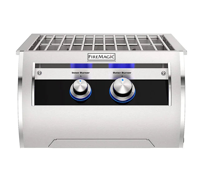 Fire Magic Propane Gas Echelon Diamond Built-In Power Burner w/ Stainless Steel Grid (19-6B1P-0)