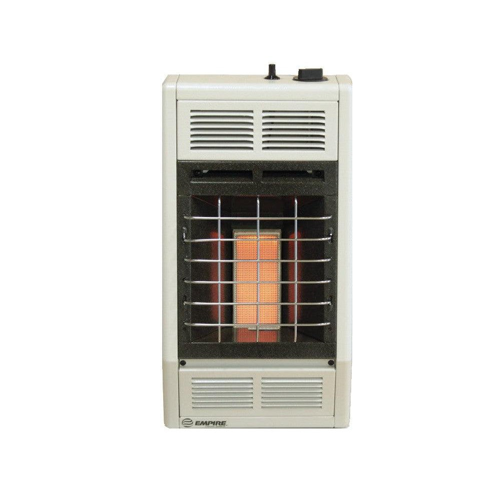 Empire 12" White 6,000 Btu Manual Control Vent-Free Infrared Heater