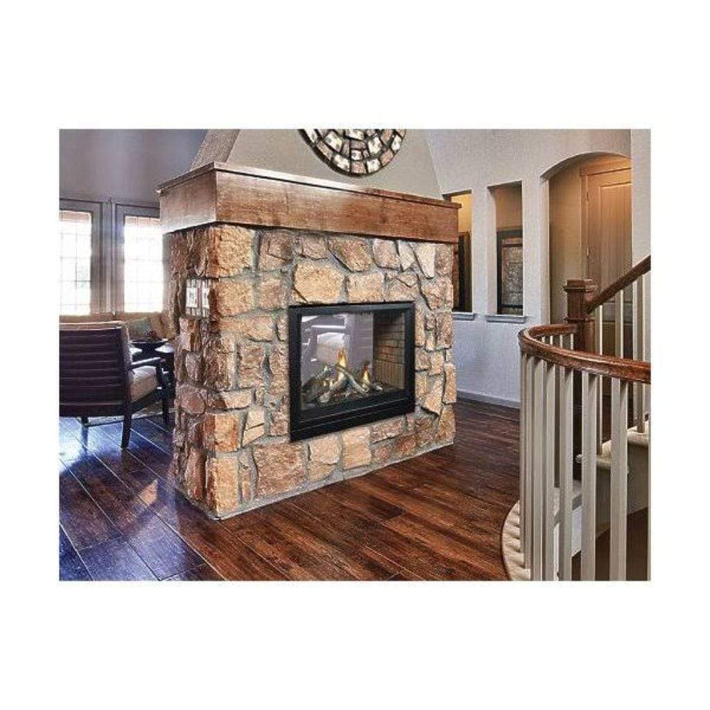 Empire 36" Tahoe Direct-Vent Clean Face Premium Peninsula Fireplace