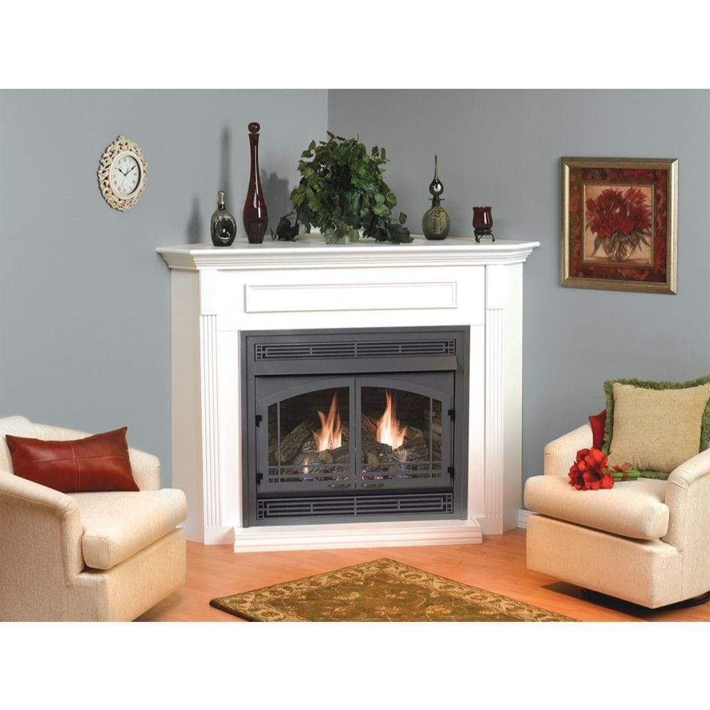 Empire 36" Vail Vent-Free Premium Fireplace with Slope Glaze Burner - Thermostat Control