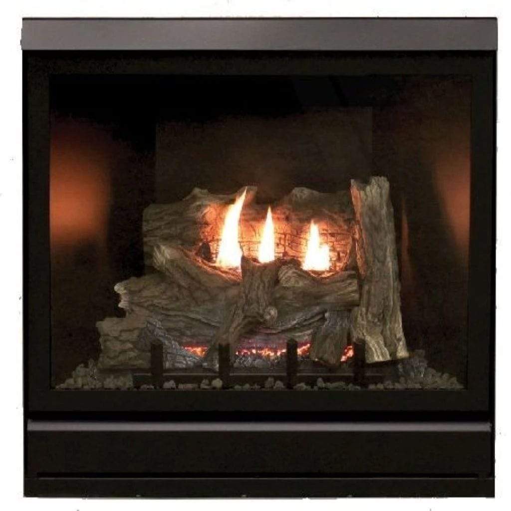 Empire 42" Tahoe Clean Face Direct Vent Deluxe Fireplace - Millivolt Control Series