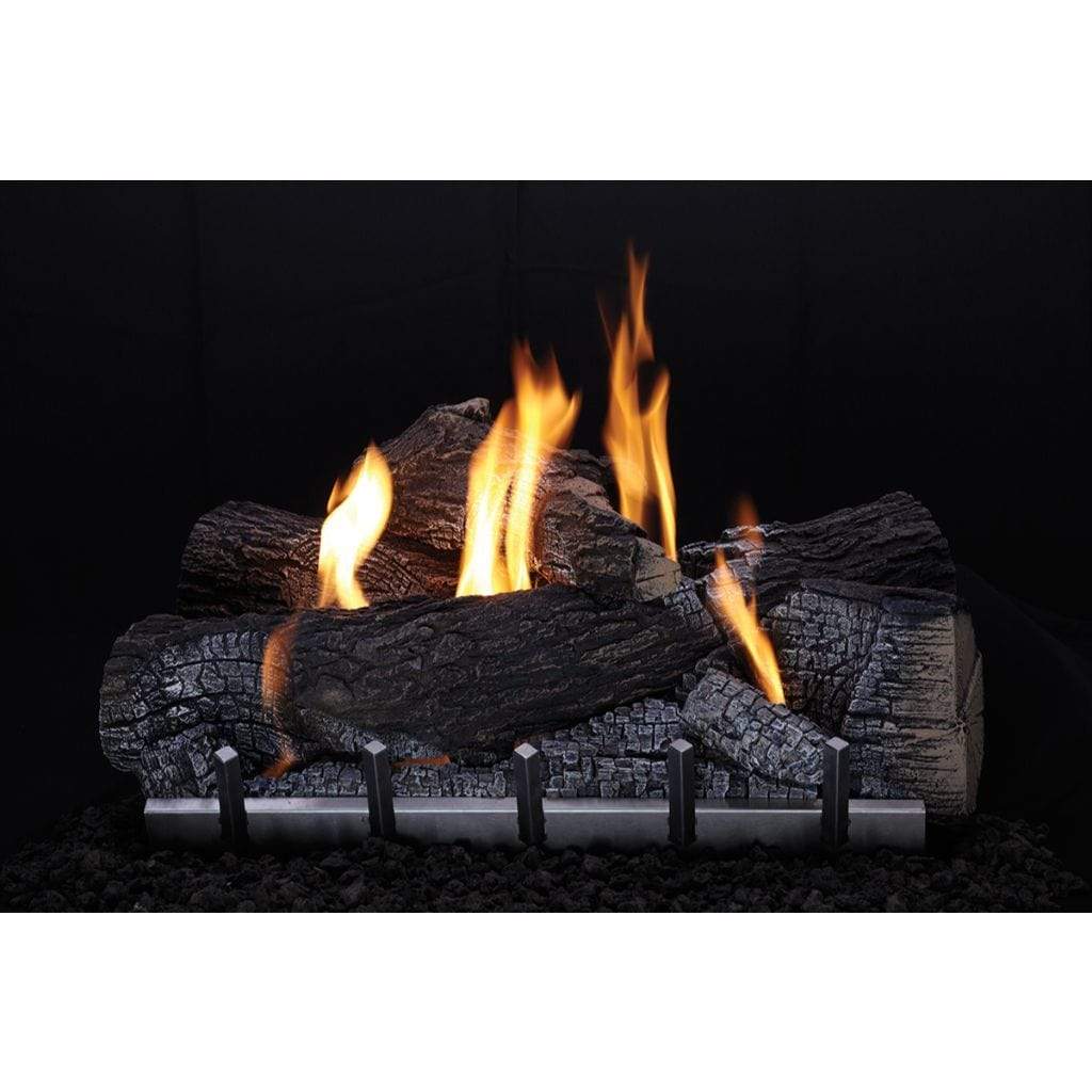 Empire Carol Rose 24” Wildwood Refractory Log Set with Millivolt Harmony Burner