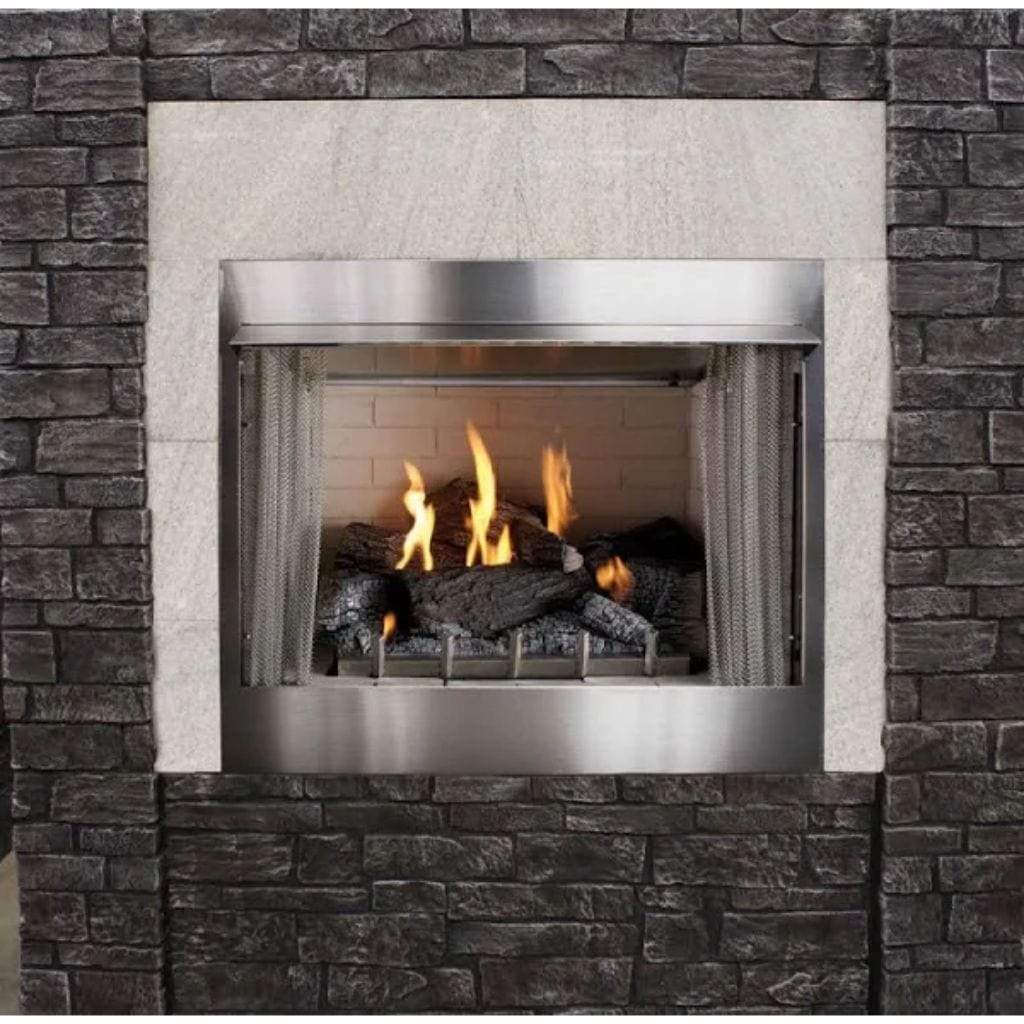 Empire Carol Rose 36" IP, 50K BTU Outdoor Traditional Premium Fireplace