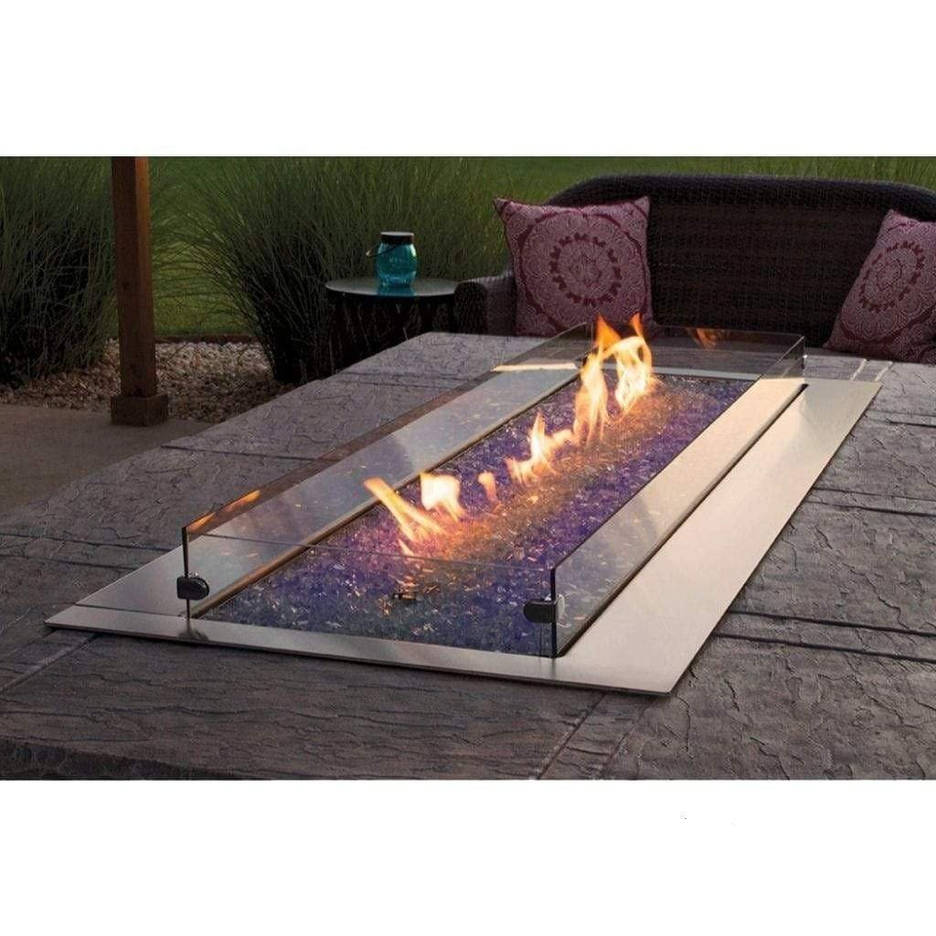 Empire Carol Rose 48" Manual Outdoor Linear Fire Pit