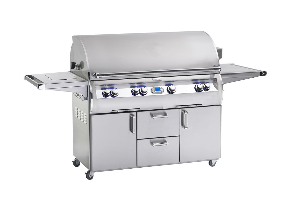 Fire Magic - Echelon Diamond E1060s 48" Freestanding Gas Grill with Rotisserie, Single Side Burner & Digital Thermometer, Propane - E1060s-8E1P-62