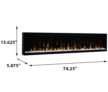 Dimplex IgniteXL 74" Linear Electric Fireplace