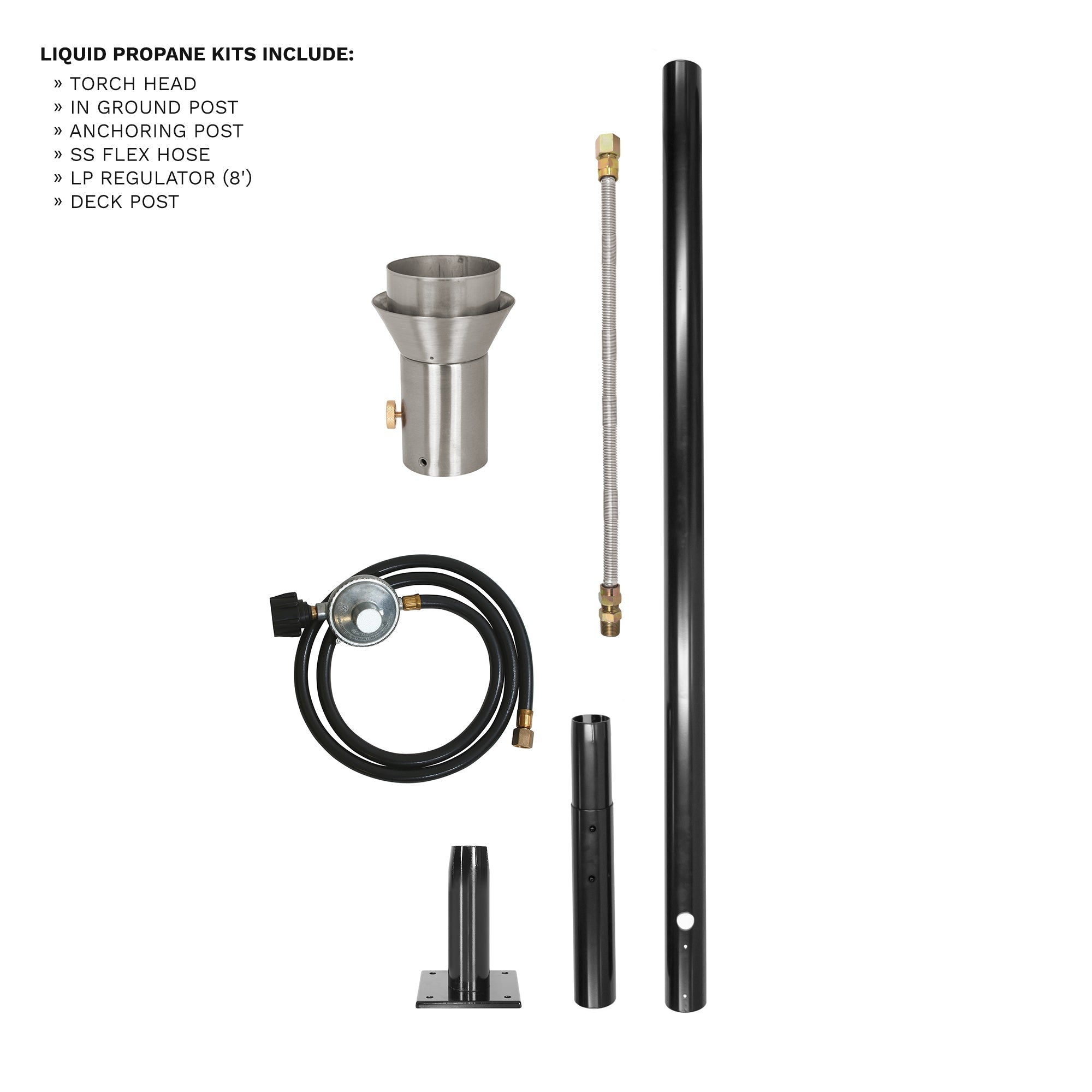 Vent Original Fire Torch & Post Kit - OPT-TPK4