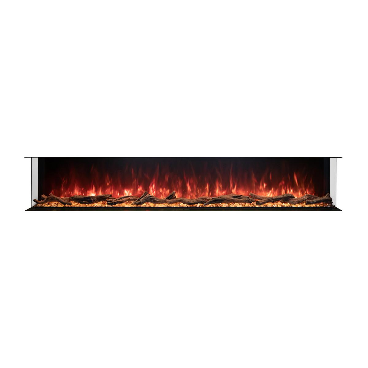 Modern Flames 96" Landscape Pro Multi-Sided Linear Electric Fireplace - LPM-9616