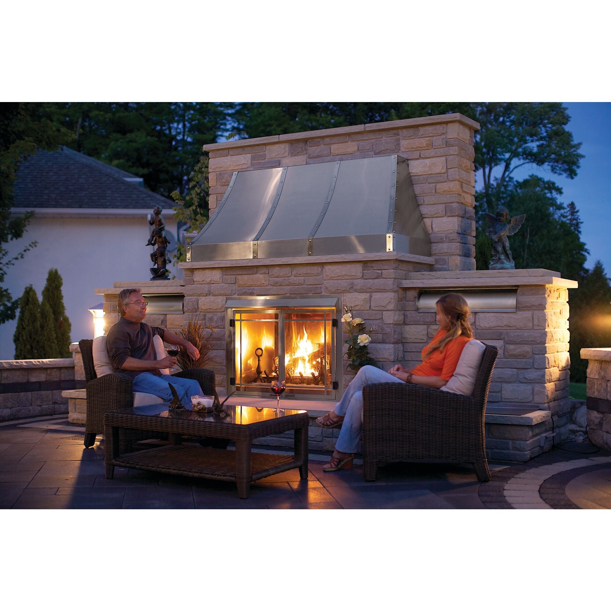 Napoleon Riverside 42 Clean Face Outdoor Gas Fireplace