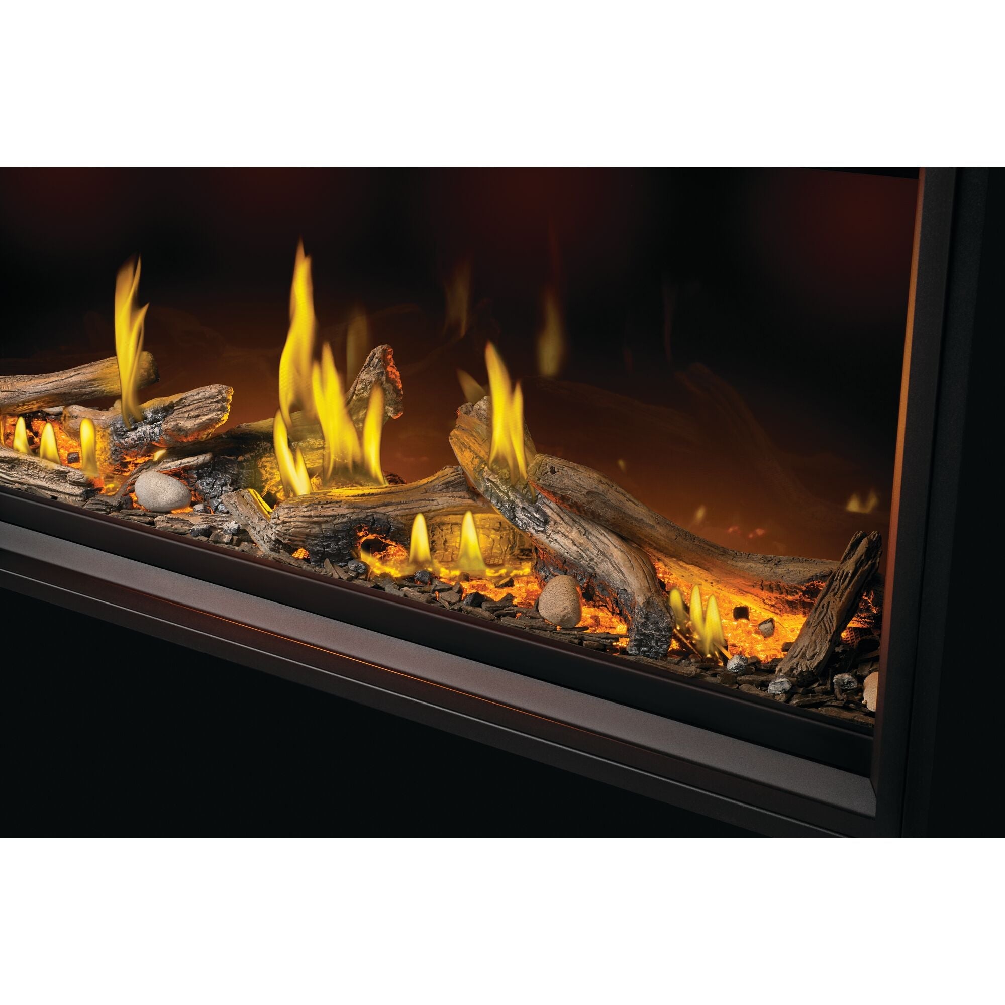 Napoleon 62" Tall Linear Vector Direct Vent Gas Fireplace with Luminous Logs