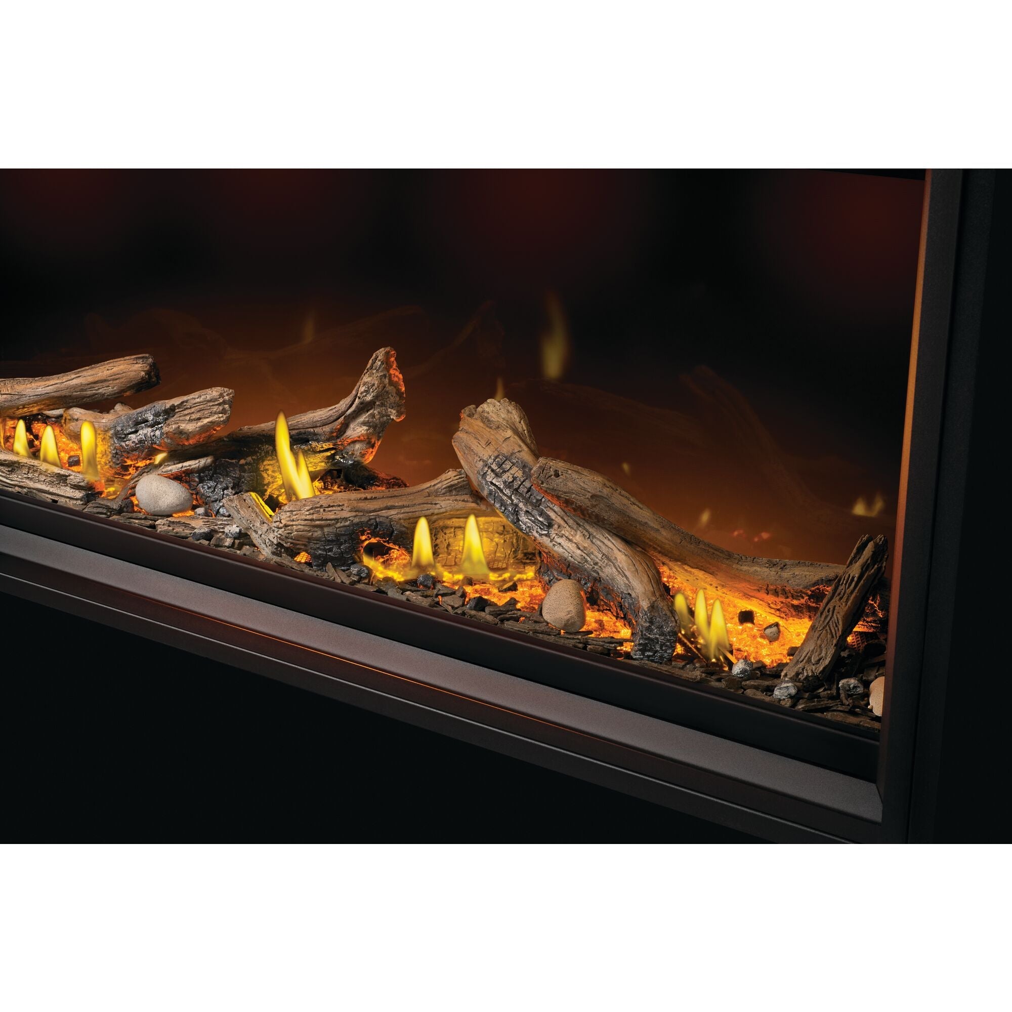 Napoleon 62" Tall Linear Vector Direct Vent Gas Fireplace with Luminous Logs