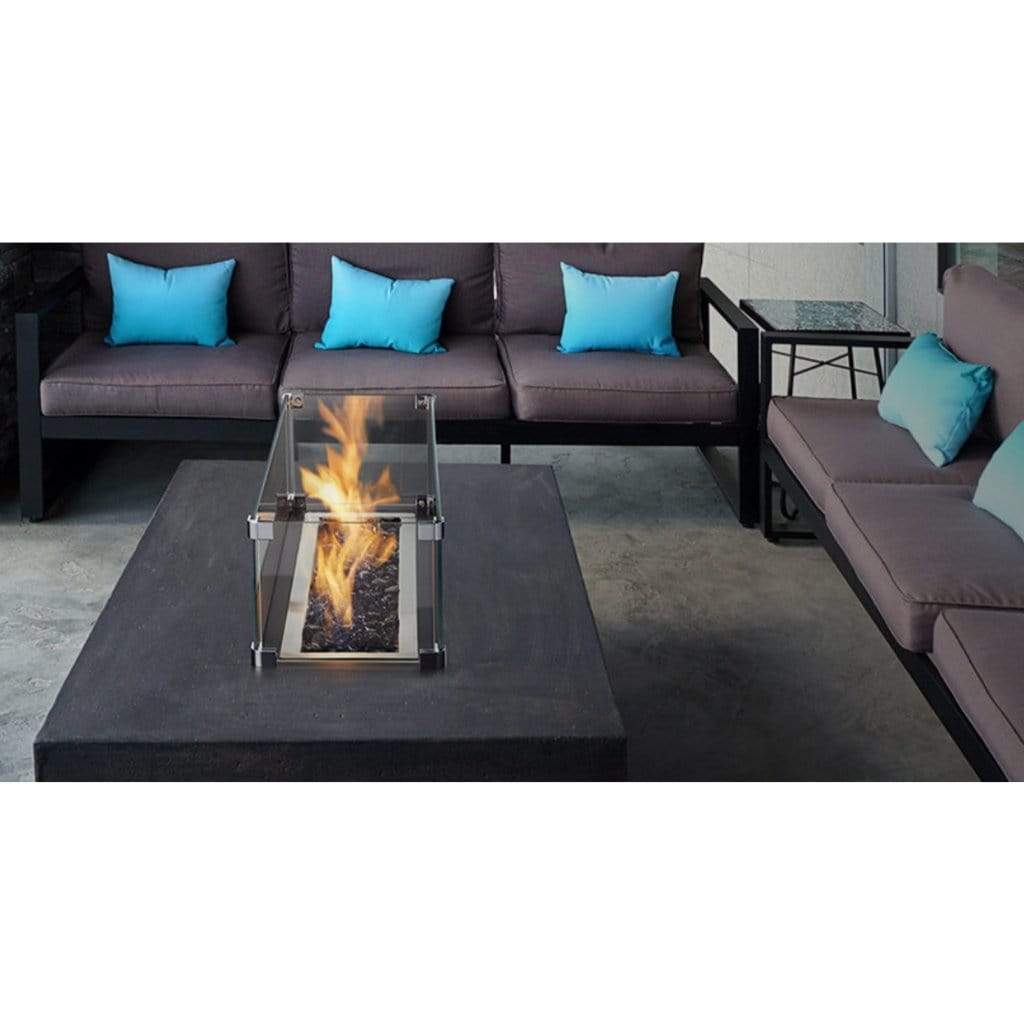 Majestic Plaza 24" Linear Gas Firepit Burner with Match Light Ignition