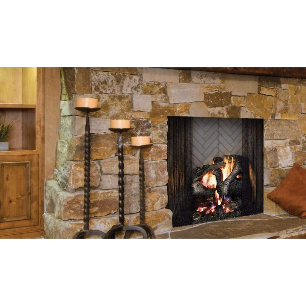 Majestic Ashland 36" Radiant Traditional Wood Burning Fireplace