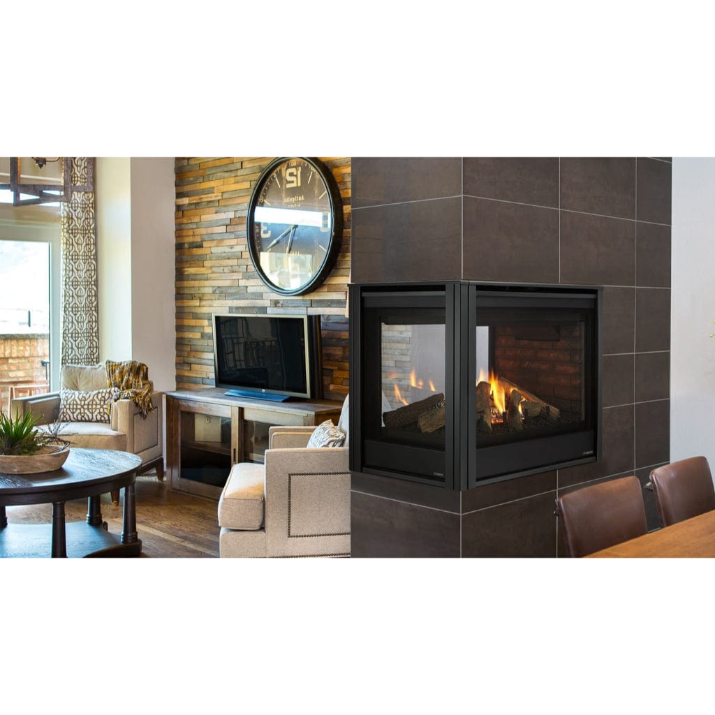 Majestic Pier 36" Traditional Multi-Sided Top/Rear Direct Vent Gas Fireplace