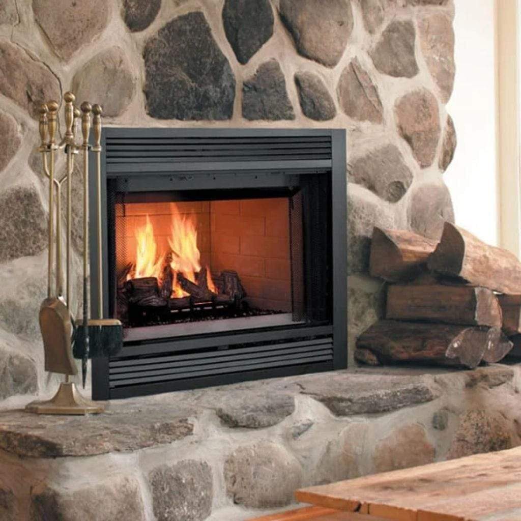 Majestic Sovereign 36" Heat Circulating Traditional Wood Burning Fireplace