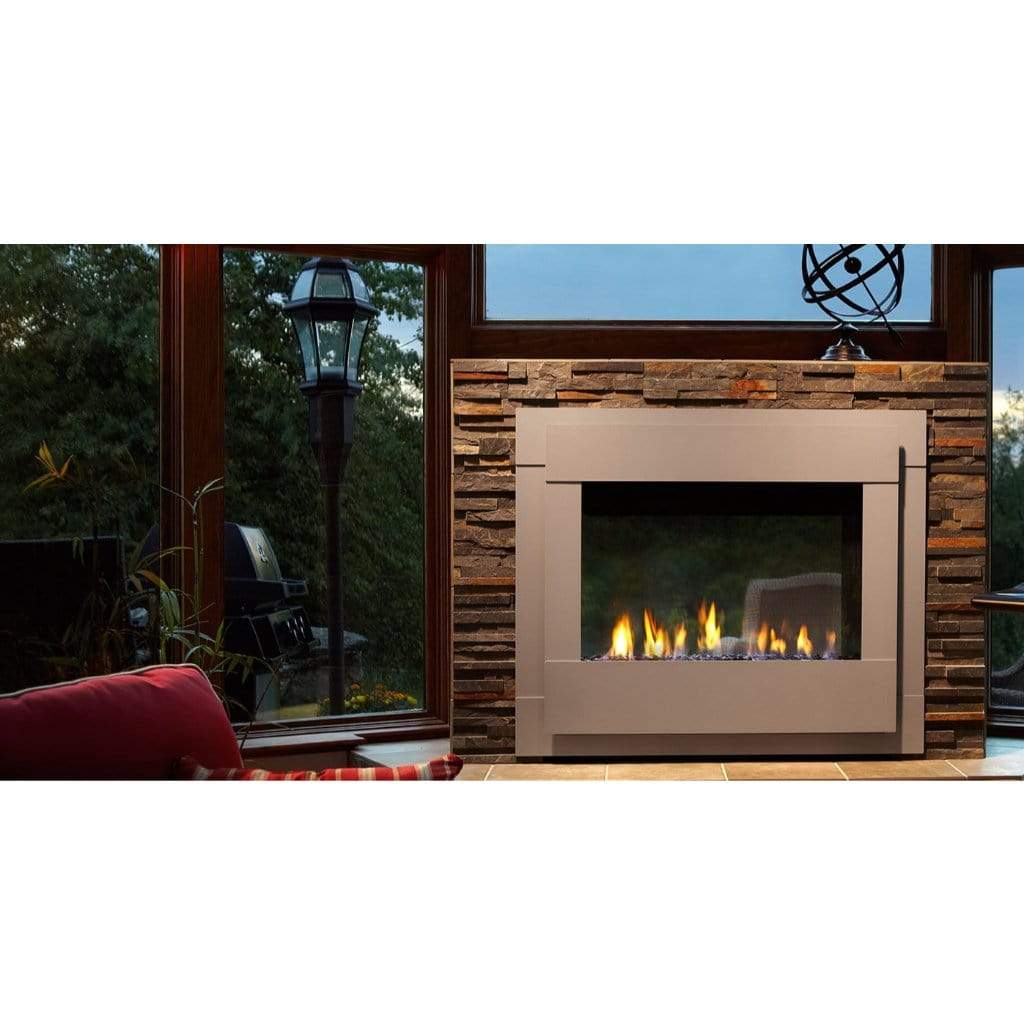 Majestic Twilight Modern 36" See-Through Indoor/Outdoor Gas Fireplace