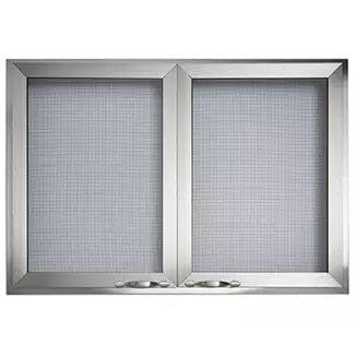 Majestic 42" Stainless Steel Mesh Door for Vesper Gas Fireplace