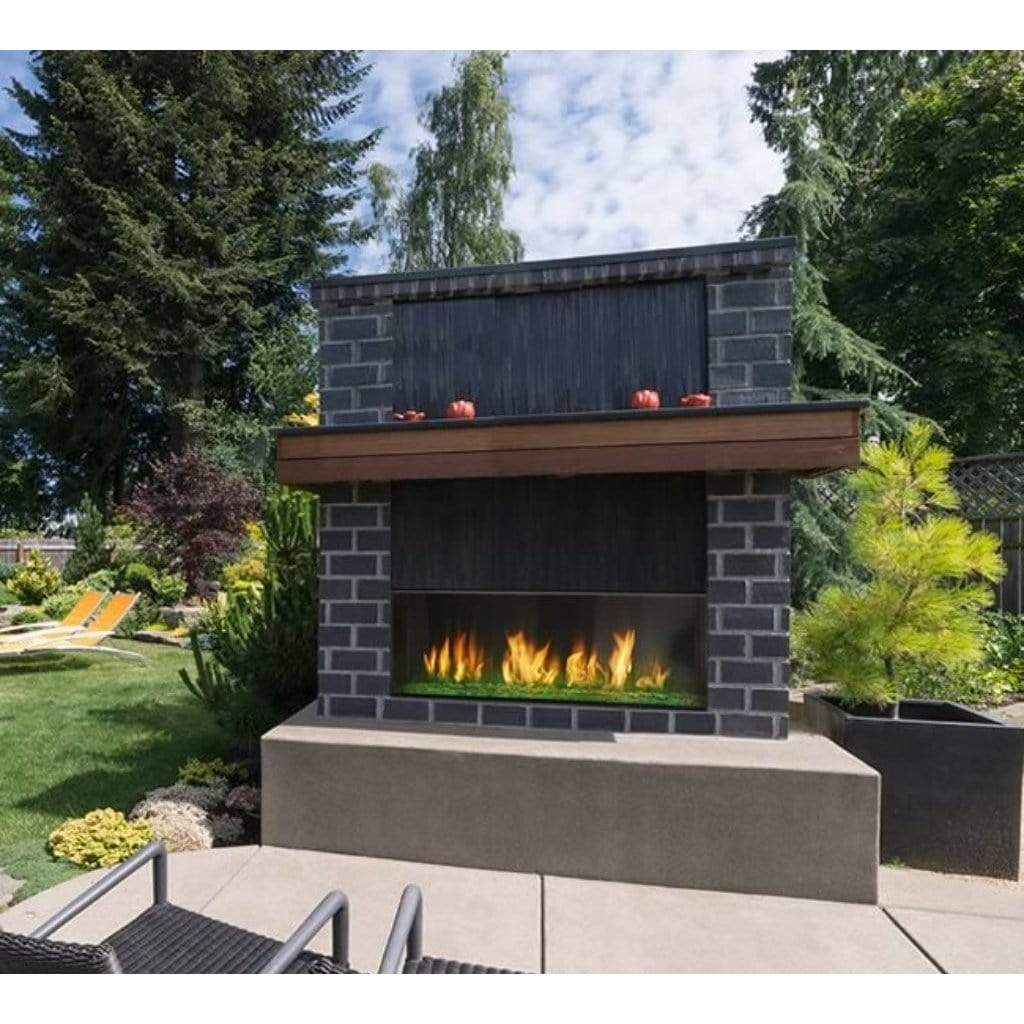 Majestic 48" Lanai Contemporary Outdoor Linear Vent Free Gas Fireplace with IntelliFire Plus Ignition System