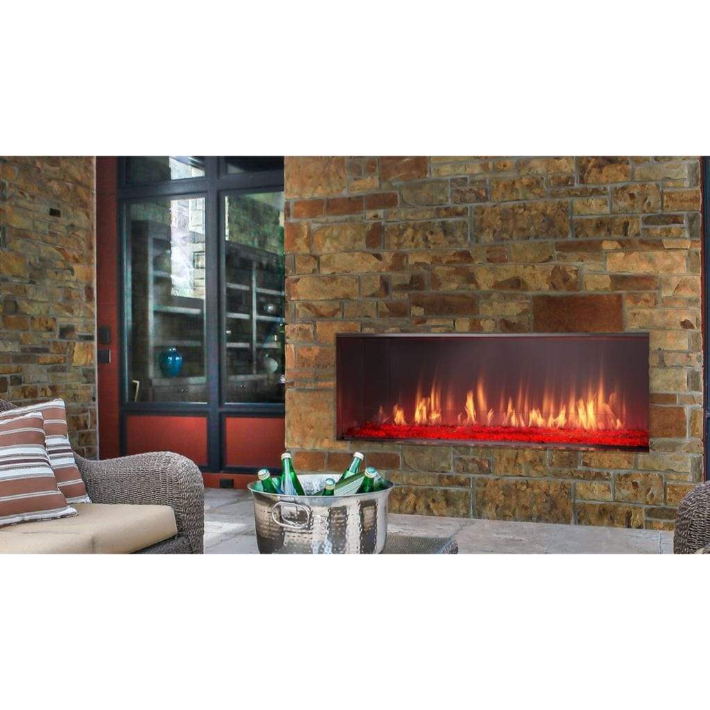 Majestic Lanai 48" See-Through Outdoor Linear Vent Free Gas Fireplace