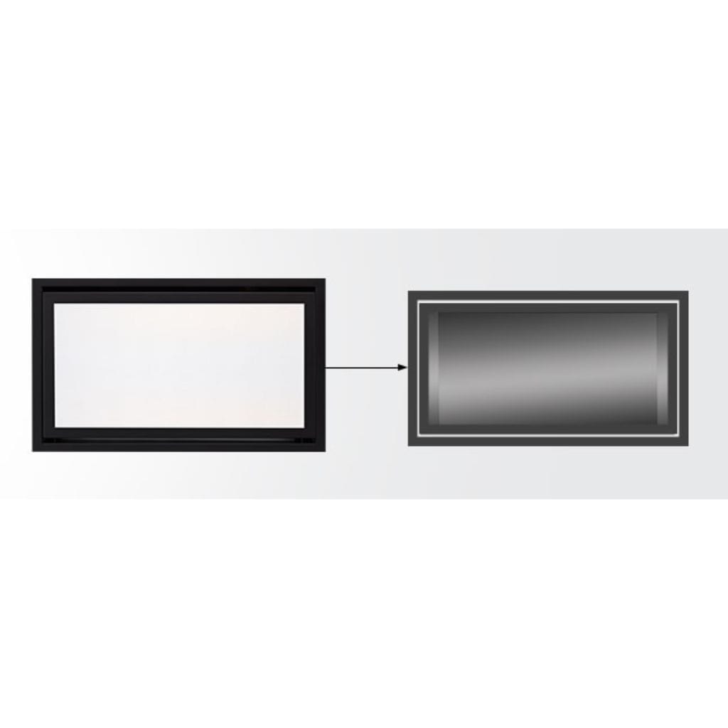 Majestic Black Clean Face Trim Front for DVLinear36 Gas Fireplace