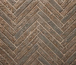 Majestic Brown Premium Herringbone Interior Panels for Courtyard 36" Gas Fireplace