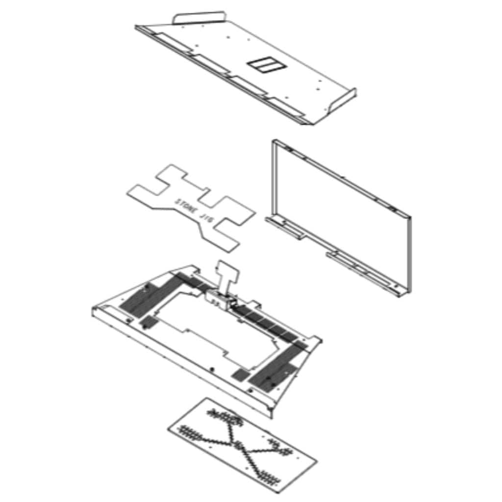 Majestic Contemporary Conversion Kit for Ruby Fireplace Insert