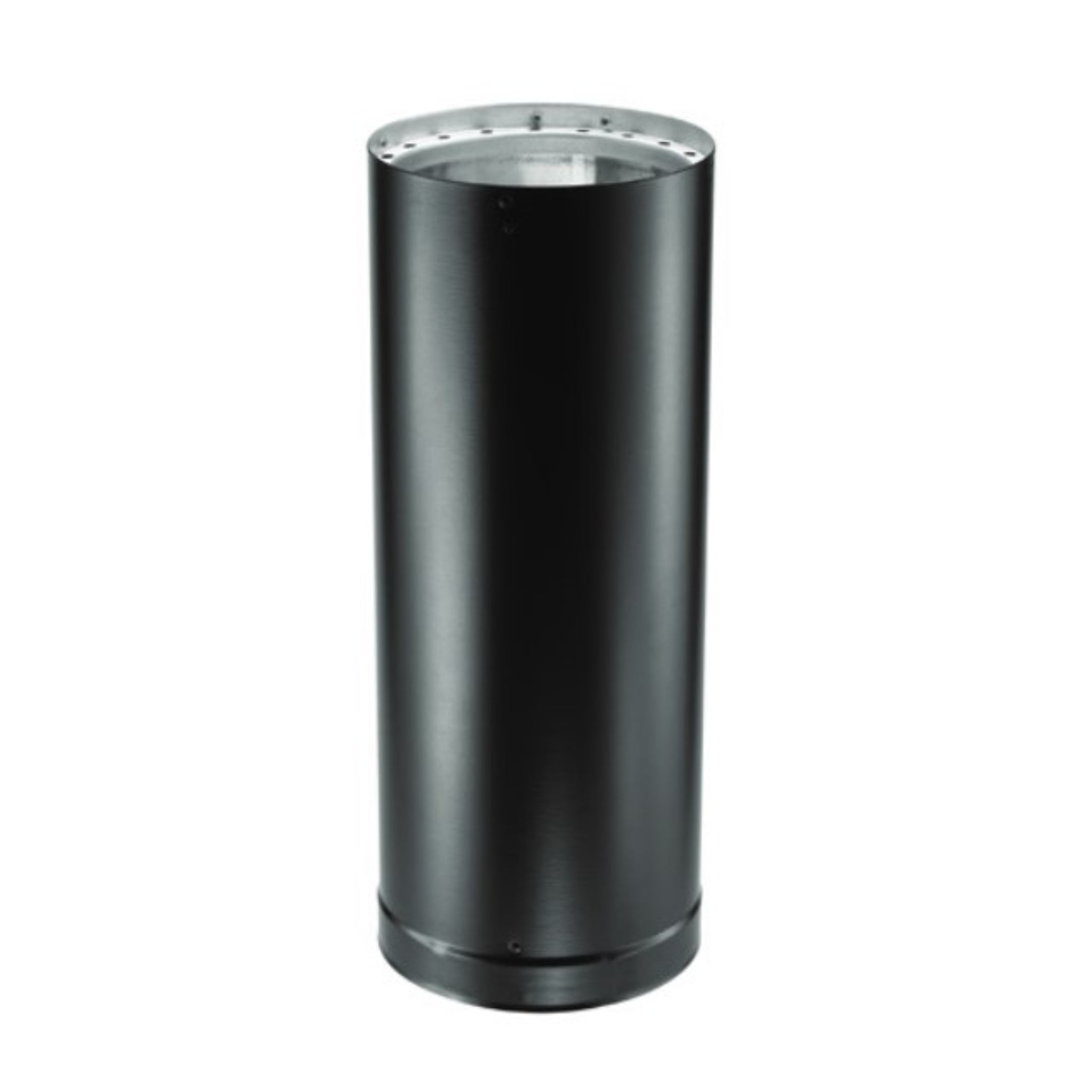 Majestic DVL DV-6DVL-06 6" x 6" Black Double-Wall Pipe