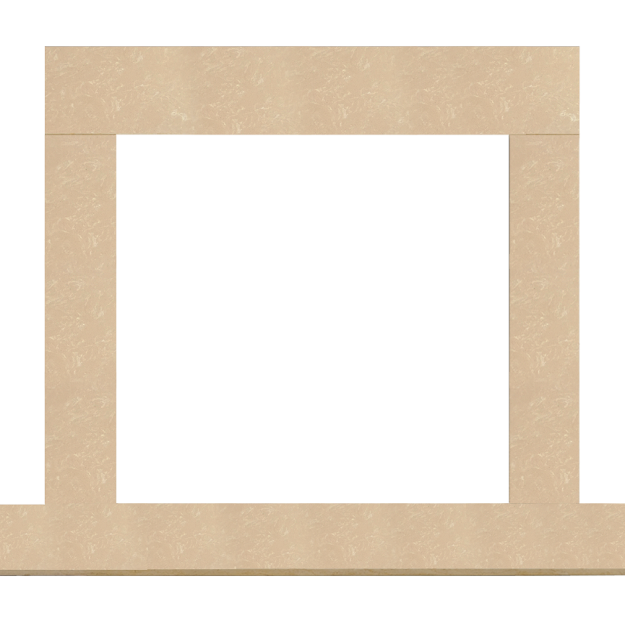 Majestic Design Series Set 3 49" Single-Pack Beige Stone Surround